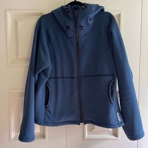 Melanzana Hard Face Hoodie women’s XL in mallard blue